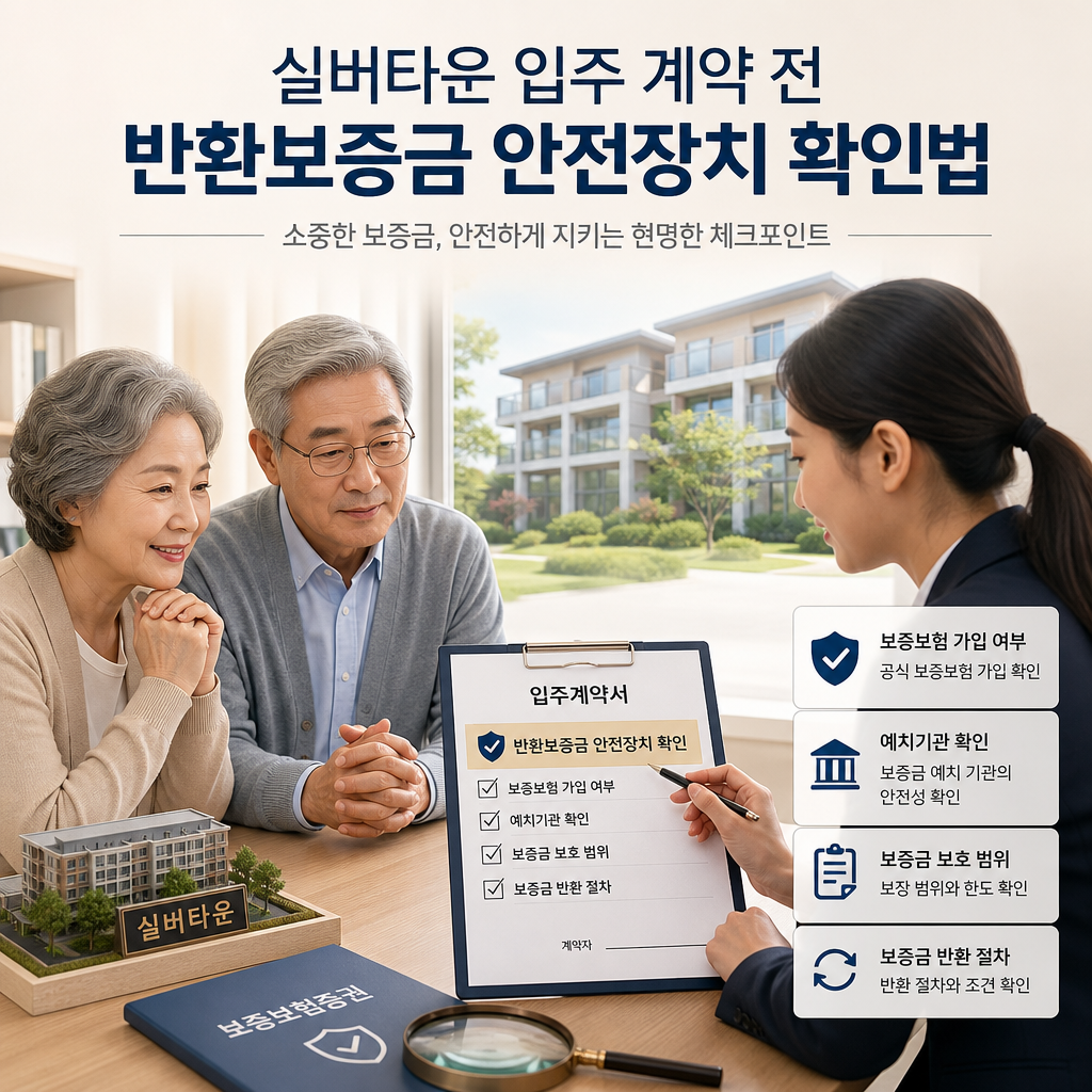 Guide to verifying refund deposit security devices before signing a Silver Town housing contract